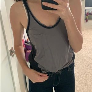 Rag and bone color block tank